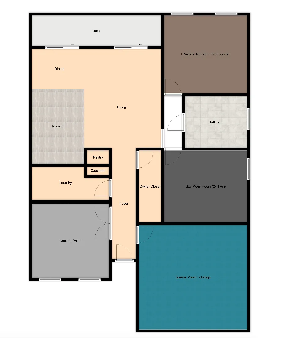 Rez-de-chaussée plan of The Watersong Residence