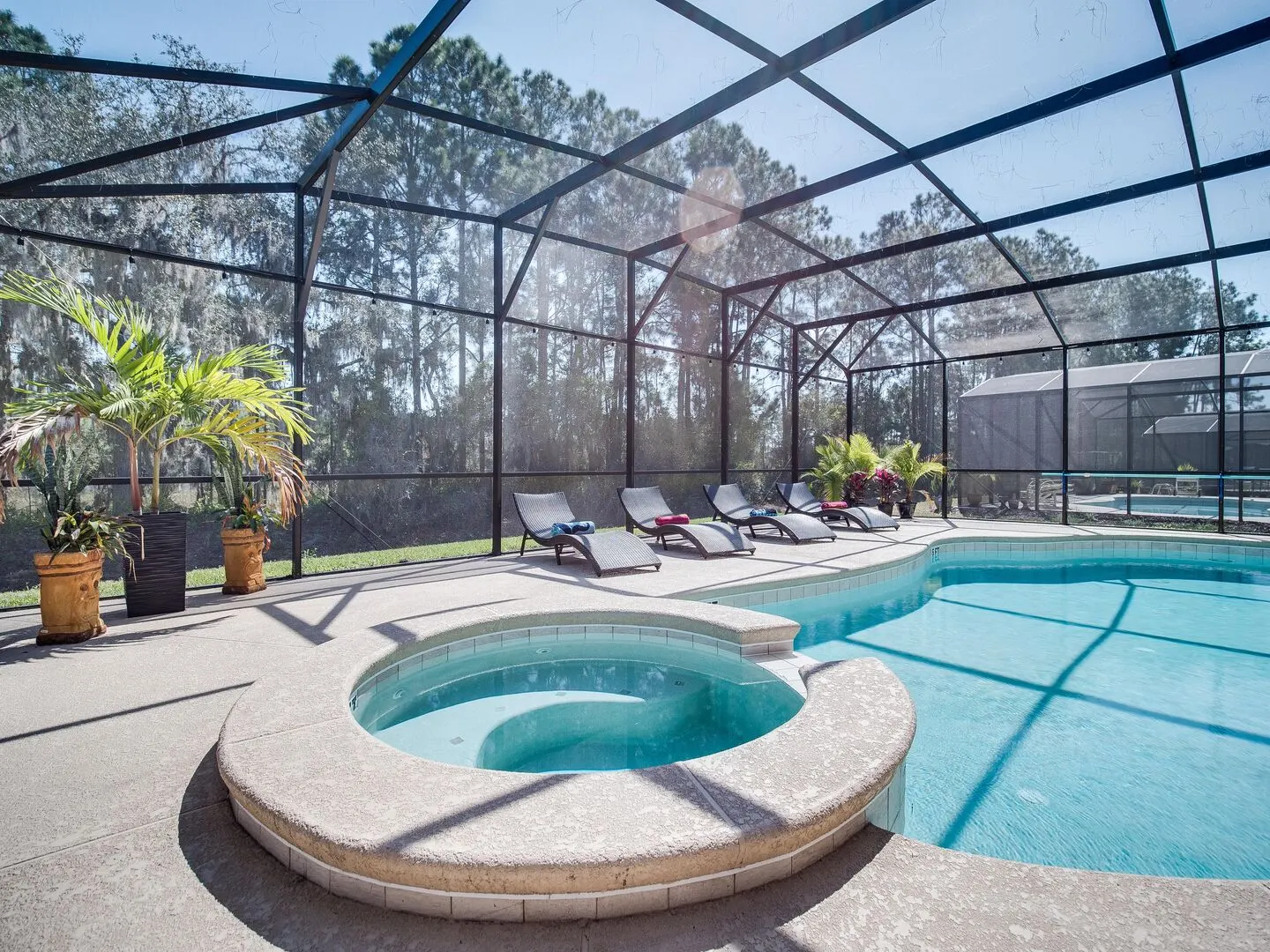 The private south-facing pool and spa at The Watersong Residence — view 6