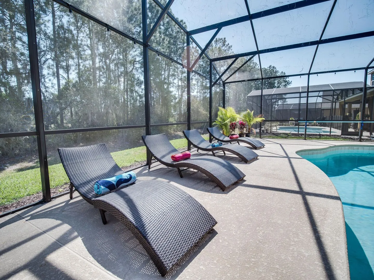 The private south-facing pool and spa at The Watersong Residence — view 7